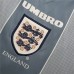 England 1996 European Cup Away Grey Soccer Jersey